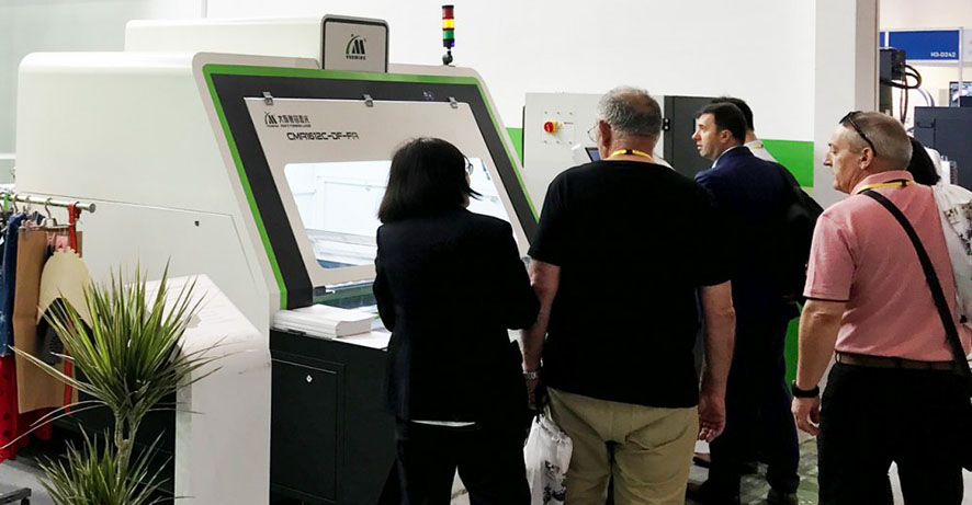 粵銘激光,TMA2019展會采購現場