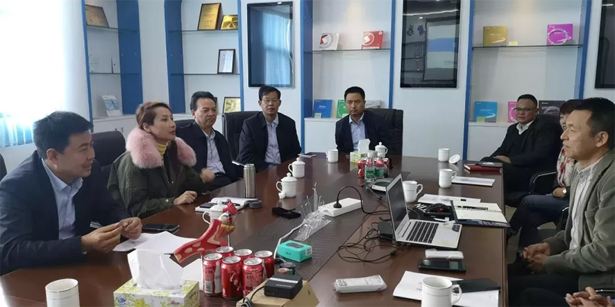 扶風縣黨政考察團一行參觀博邁醫(yī)療