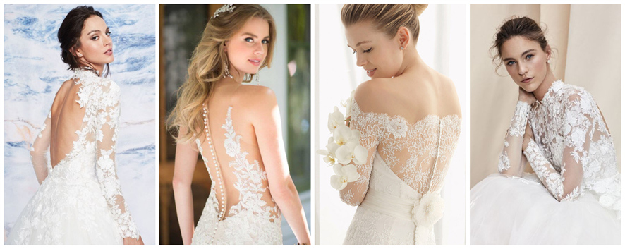 激光切割蕾絲婚紗