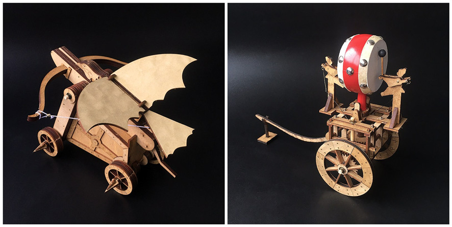 激光切割木質古戰車,古戰車激光加工,古戰車激光切割工藝