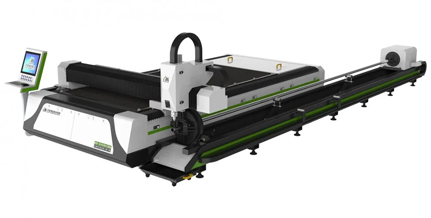 板管一體光纖激光切割機，晾衣架激光切割加工設備