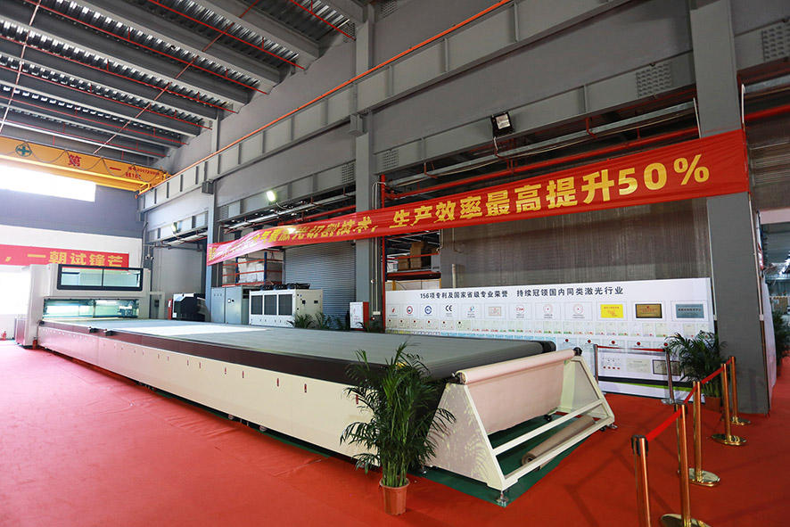 汽車安全氣囊雙頭異步激光切割機