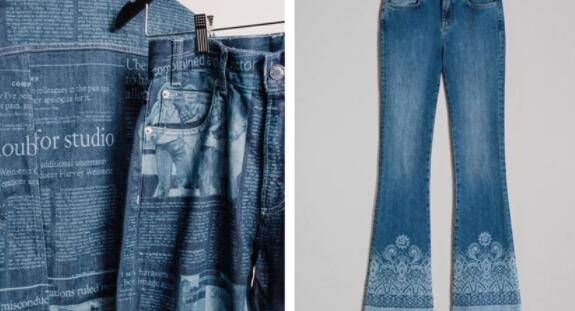 牛仔激光打標機，洗水打標鏤空樣樣精通