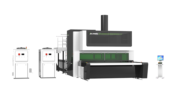 汽車安全氣囊雙頭異步激光切割機正面