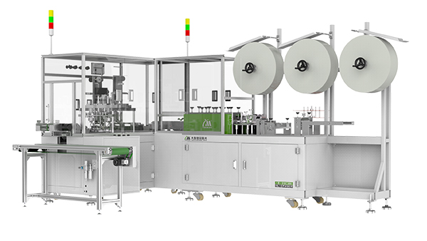 全自動(dòng)高速平面口罩機(jī)