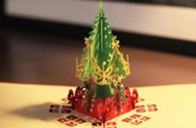 圣誕賀卡工藝禮品激光切割機(jī)