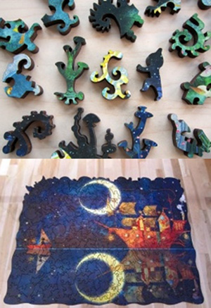 木質(zhì)拼圖激光切割機(jī)