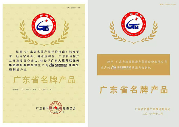 廣東省名牌產品