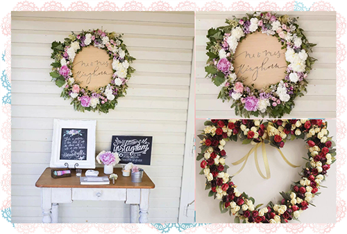 義烏激光機花環制作