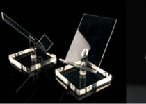 激光切割機切割精致展架，從亞克力激光切割機開始