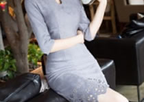 服裝面料激光打標(biāo)機(jī)打造能發(fā)光的科技旗袍